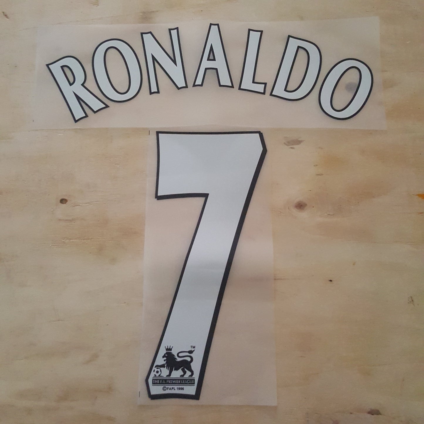 Premier League Ronaldo #7 Name Set - ClassicFootballJersey