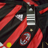 2006/07 Longsleeve AC Milan Home Shirt - ClassicFootballJersey