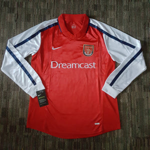 2000/01 Longsleeve Arsenal Home Shirt - ClassicFootballJersey