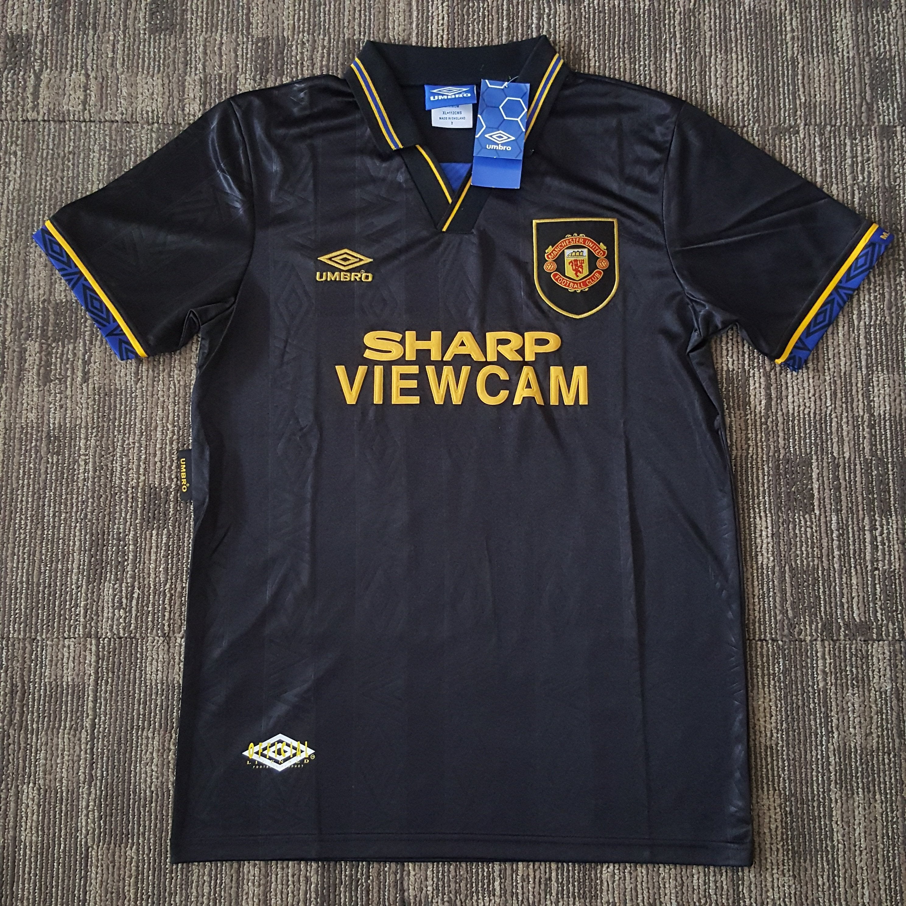 1994/95 Manchester United Away Shirt – ClassicFootballJersey