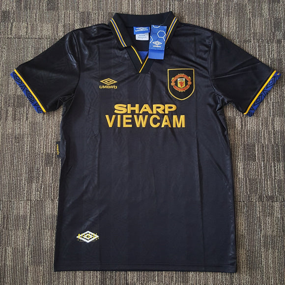 1994/95 Manchester United Away Shirt - ClassicFootballJersey