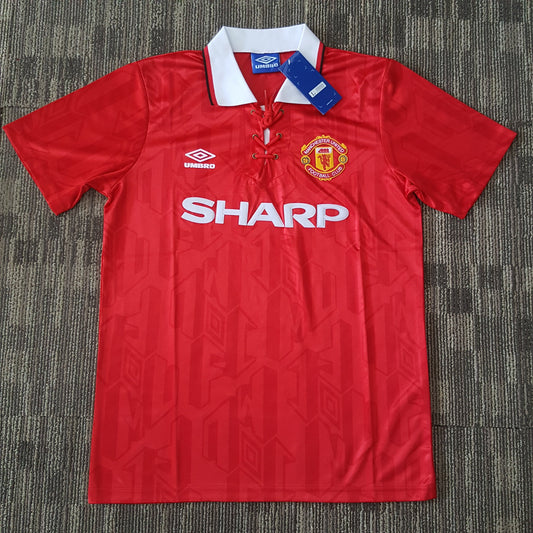 1993/94 Manchester United Home Shirt - ClassicFootballJersey