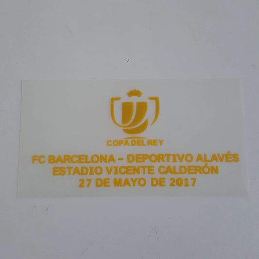 Copa Del Rey Final Barcelona vs Alaves 2017 - ClassicFootballJersey