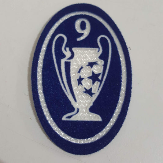 UEFA Badge Of Honour 9 Times Champions League Winner Patch - ClassicFootballJersey