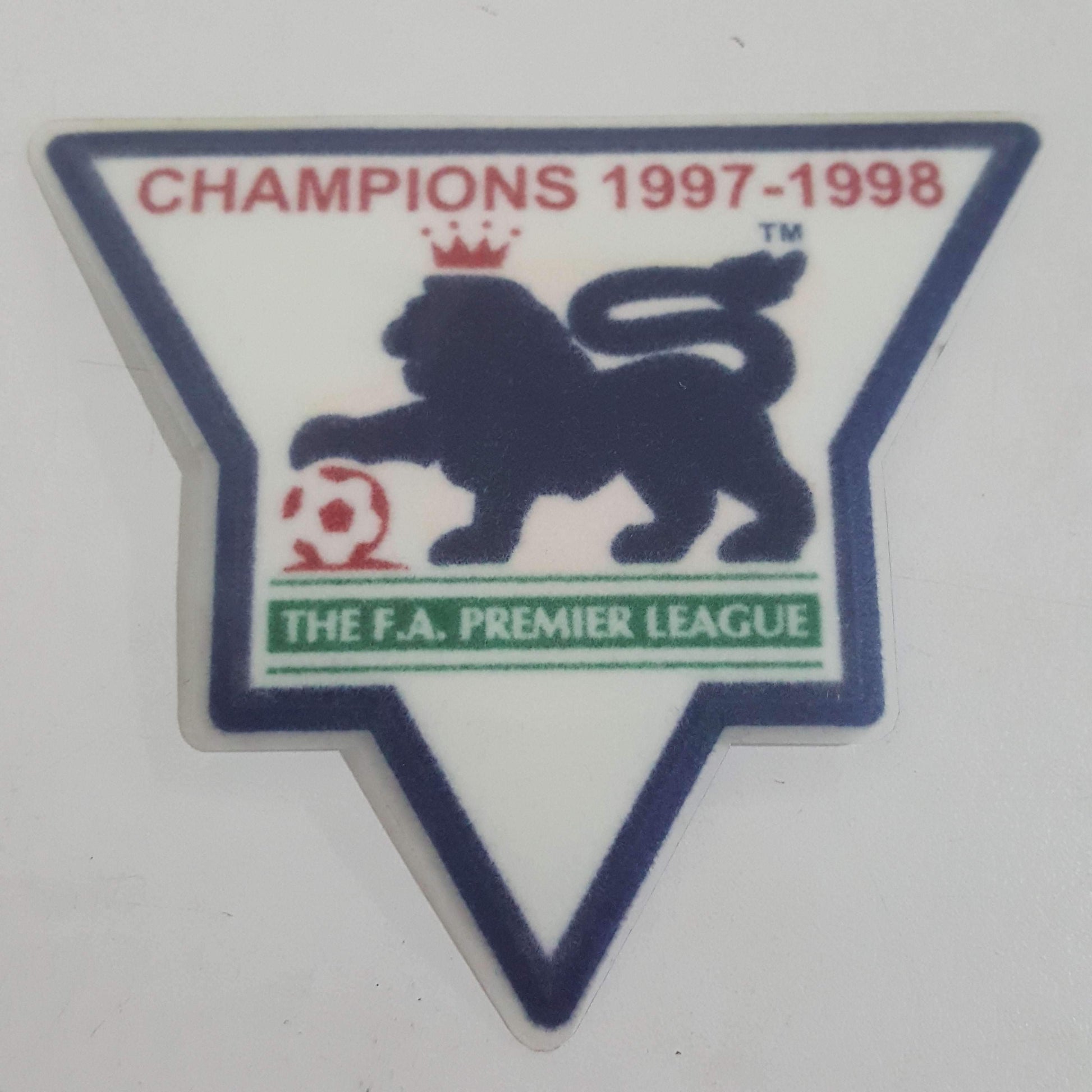 1997/98 F.A Premier League Champions Patch - ClassicFootballJersey