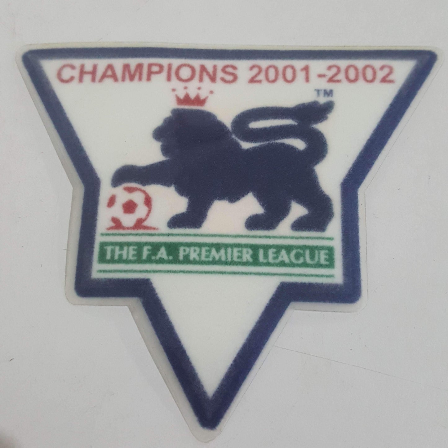 2001/02 F.A Premier League Champions Patch - ClassicFootballJersey