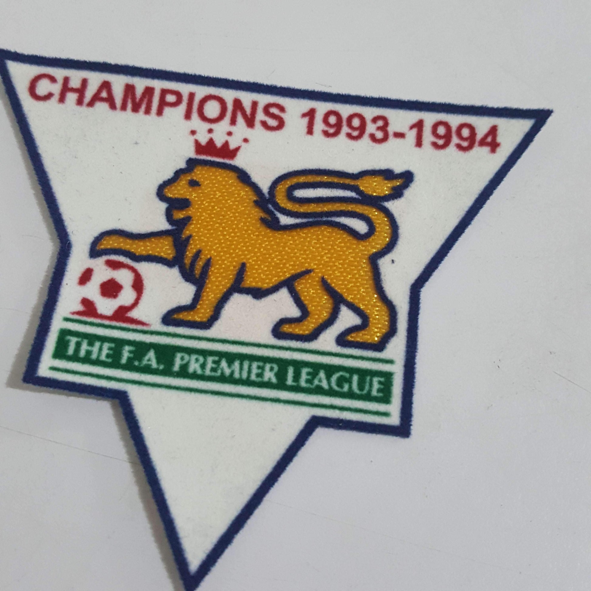 1993/94 F.A Premier League Champions Patch - ClassicFootballJersey