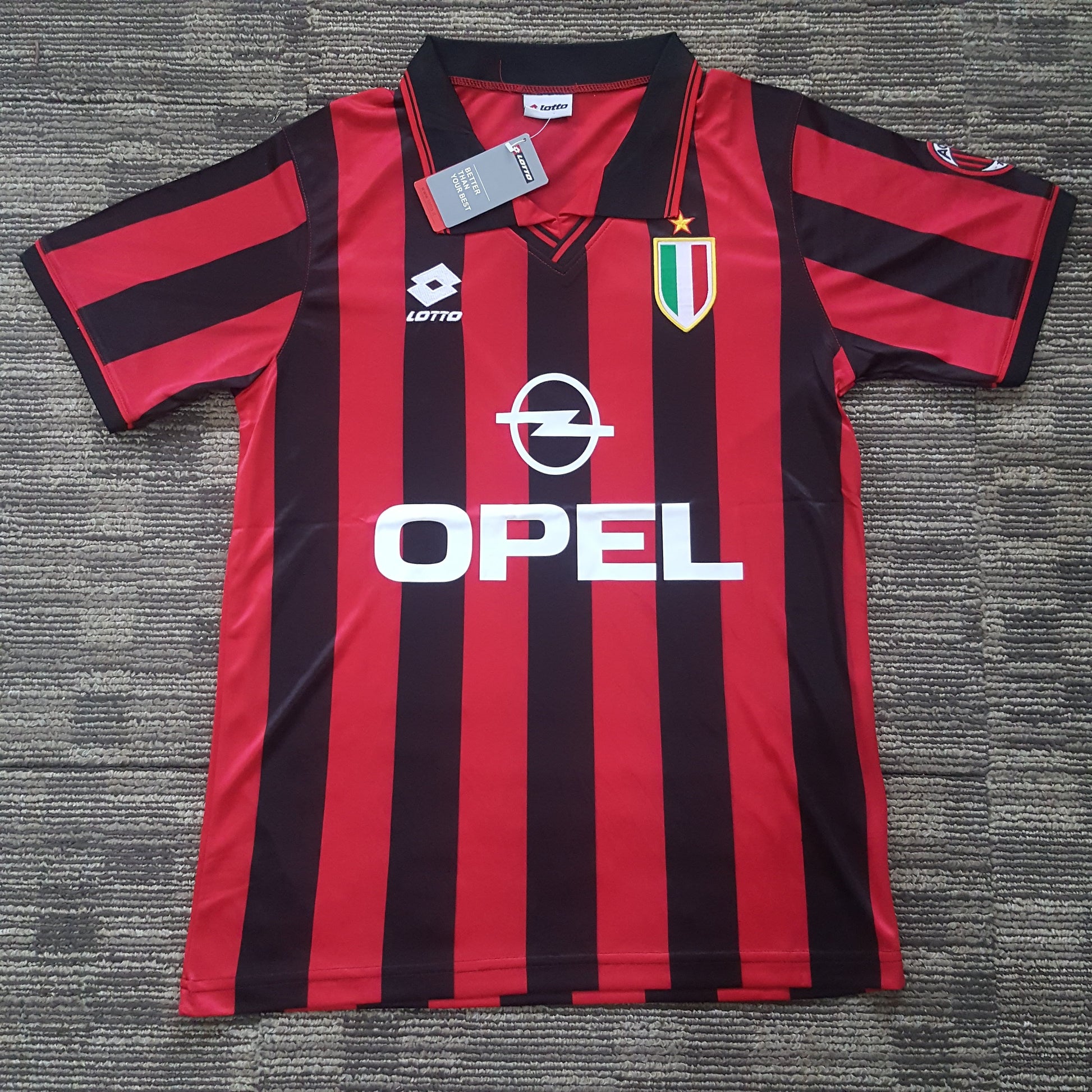 1996/97 AC Milan Home Shirt - ClassicFootballJersey