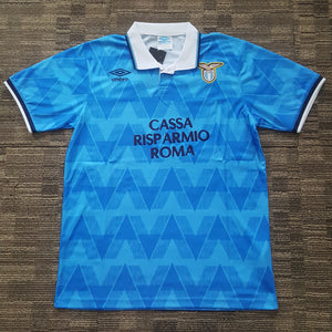1989-91 S.S Lazio Home Shirt - ClassicFootballJersey