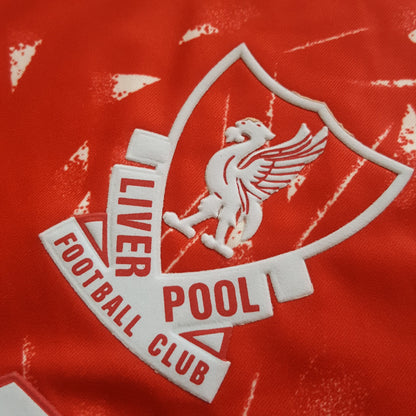 1989-90 Liverpool Home Longsleeve Shirt - ClassicFootballJersey