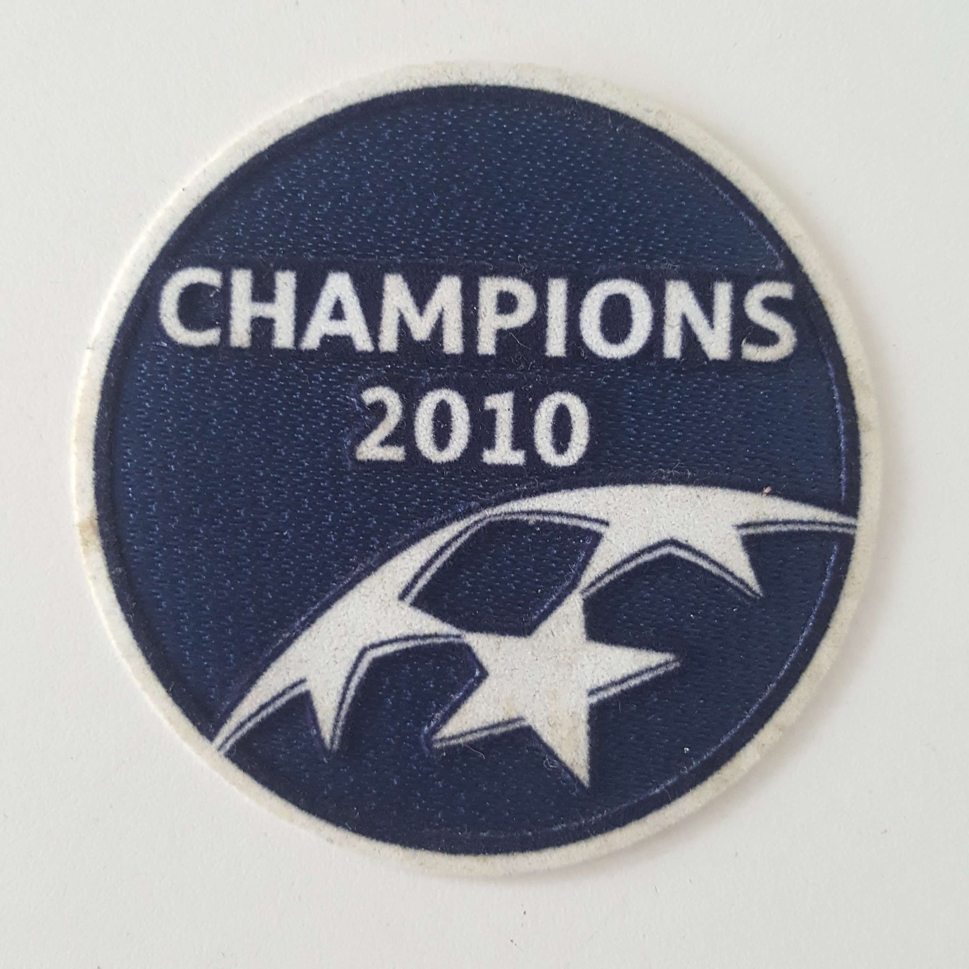 UEFA Badge Of Honour 2010 Champions League Winner Patch - ClassicFootballJersey