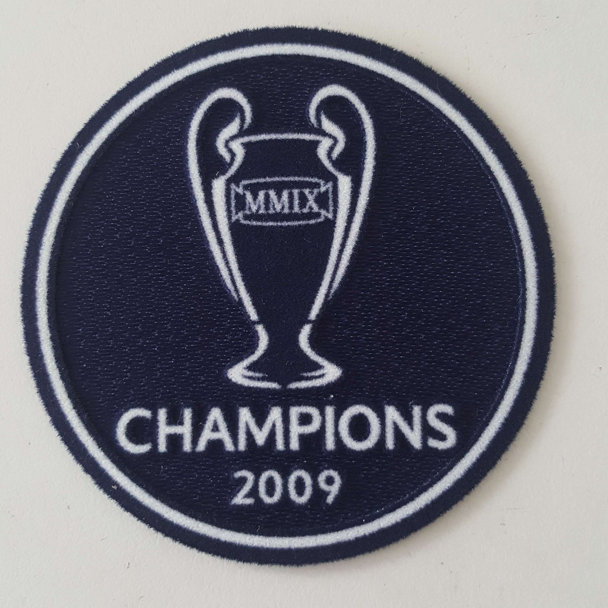 UEFA Badge Of Honour 2009 Champions League Winner Patch - ClassicFootballJersey