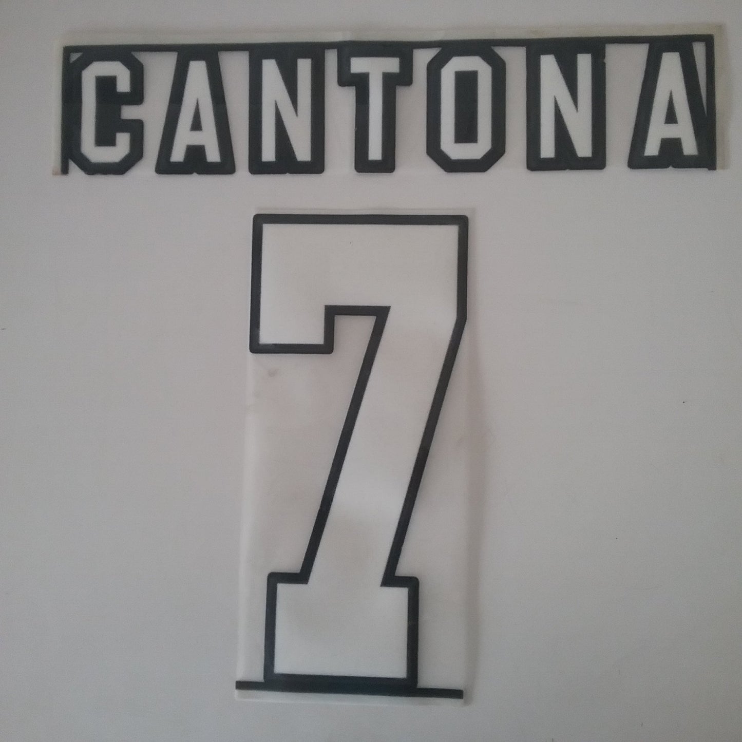 1992-96 Cantona #7 Manchester United Home Nameset