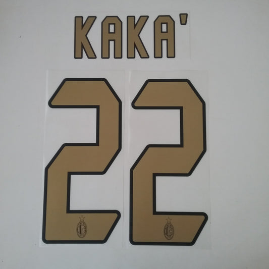 2006/07 AC Milan Kaka' #22 Nameset