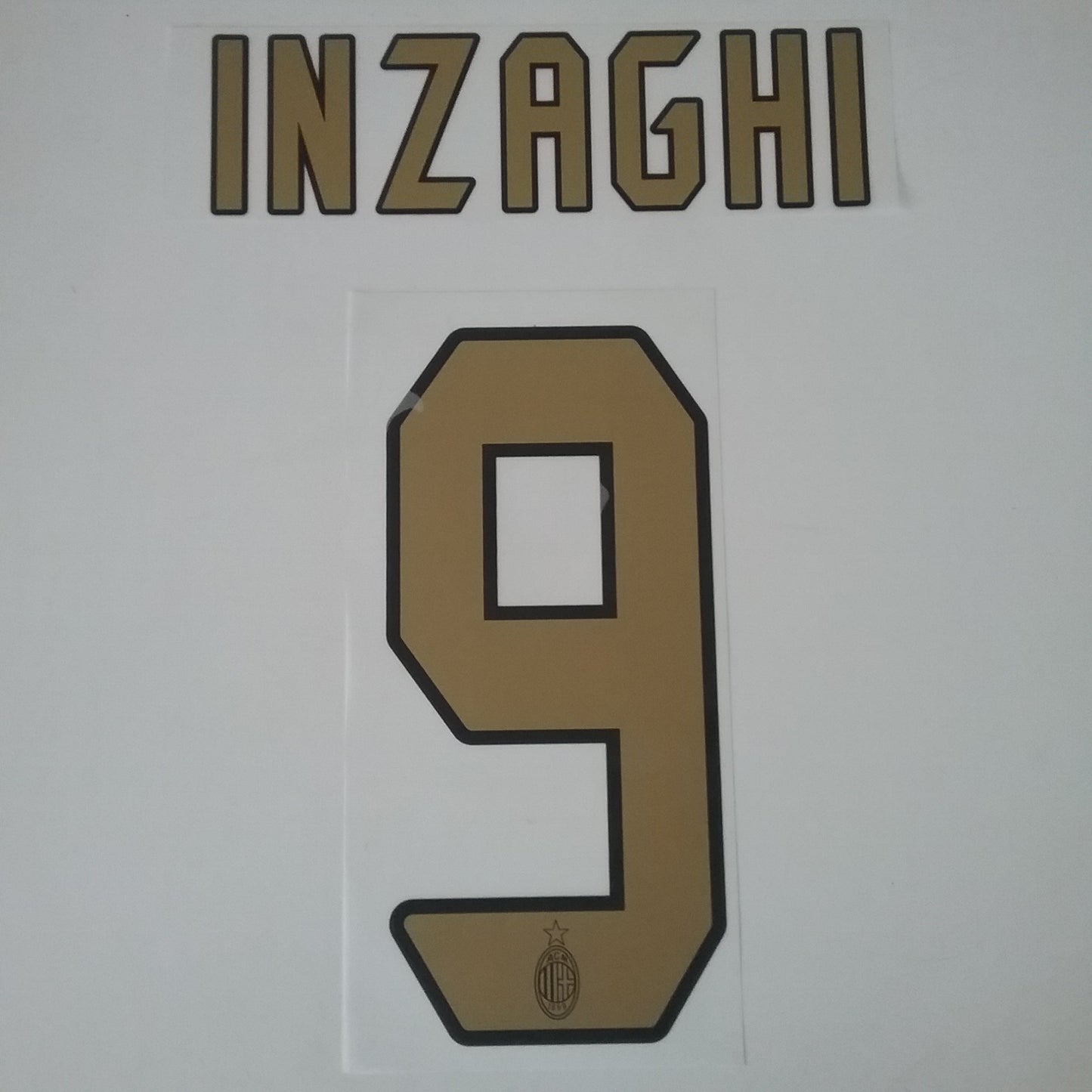 2006/07 AC Milan Inzaghi #9 Nameset
