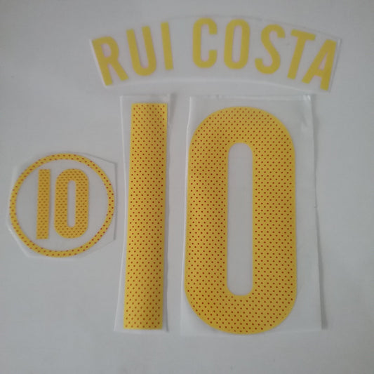 2004 Portugal Rui Costa #10 Nameset