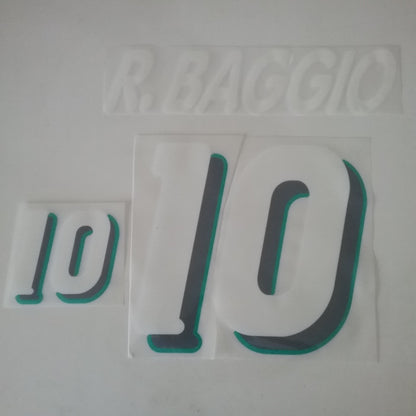 1994 Roberto Baggio Italy Home Nameset
