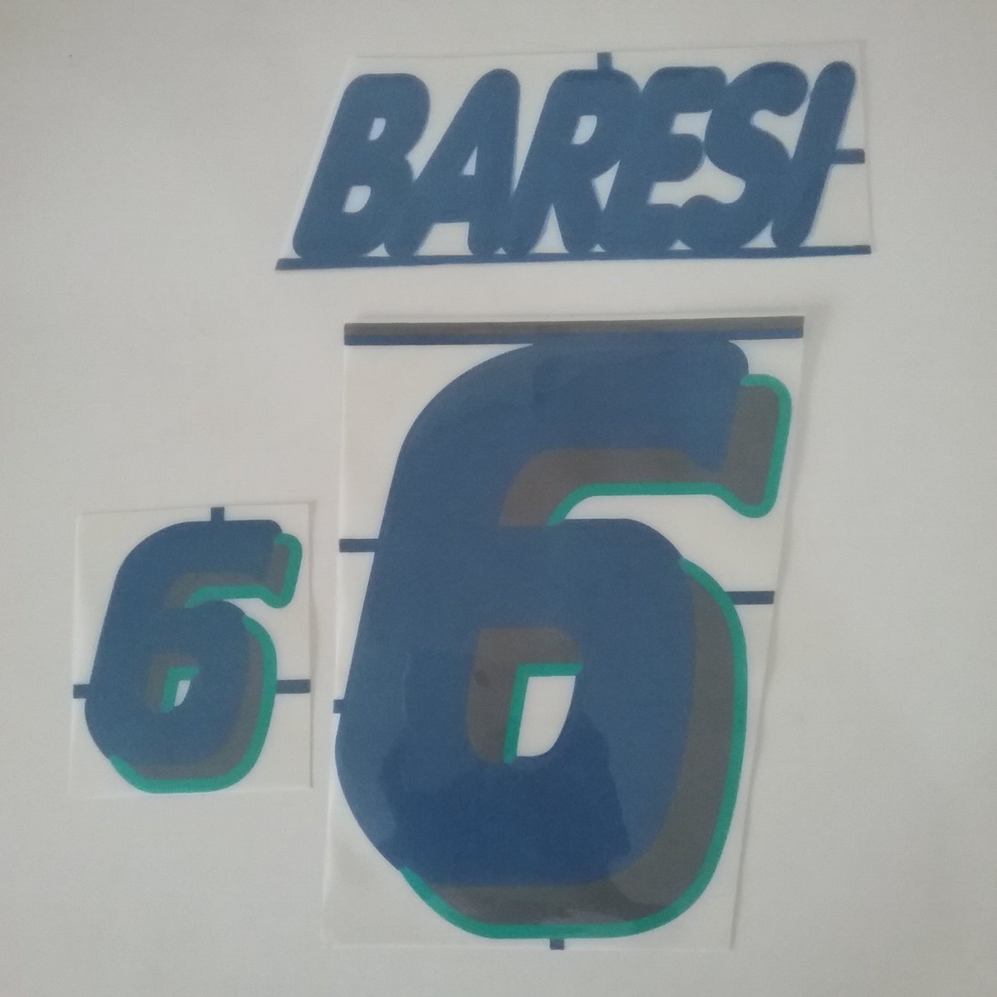 1994 Baresi Italy Away Nameset