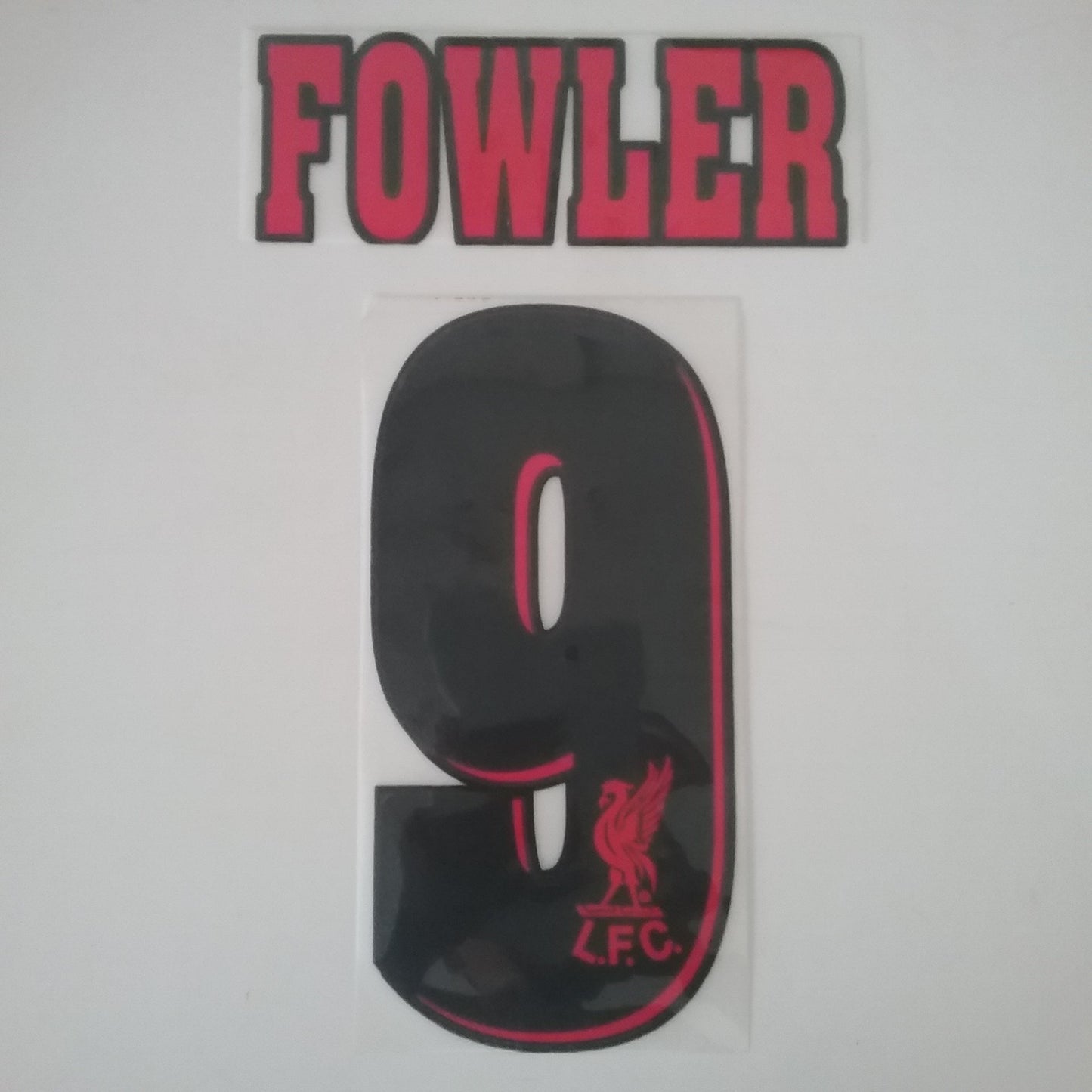 1996/97 Liverpool Fowler #9 Nameset