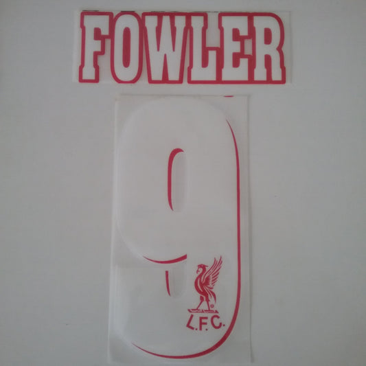 1996/97 Liverpool Fowler #9 Nameset