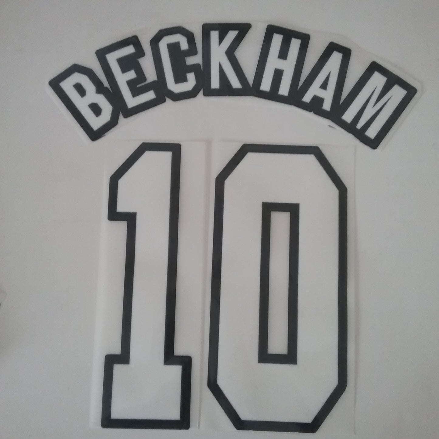 1992-96 Beckham #10 Manchester United Home Nameset