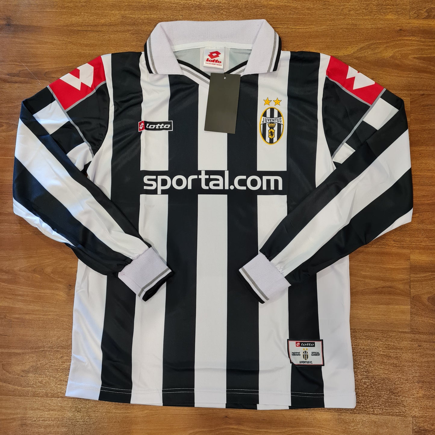 2000 Juventus Home Shirt Long Sleeve