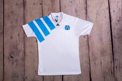 1992/93 Marseille Home Shirt - ClassicFootballJersey