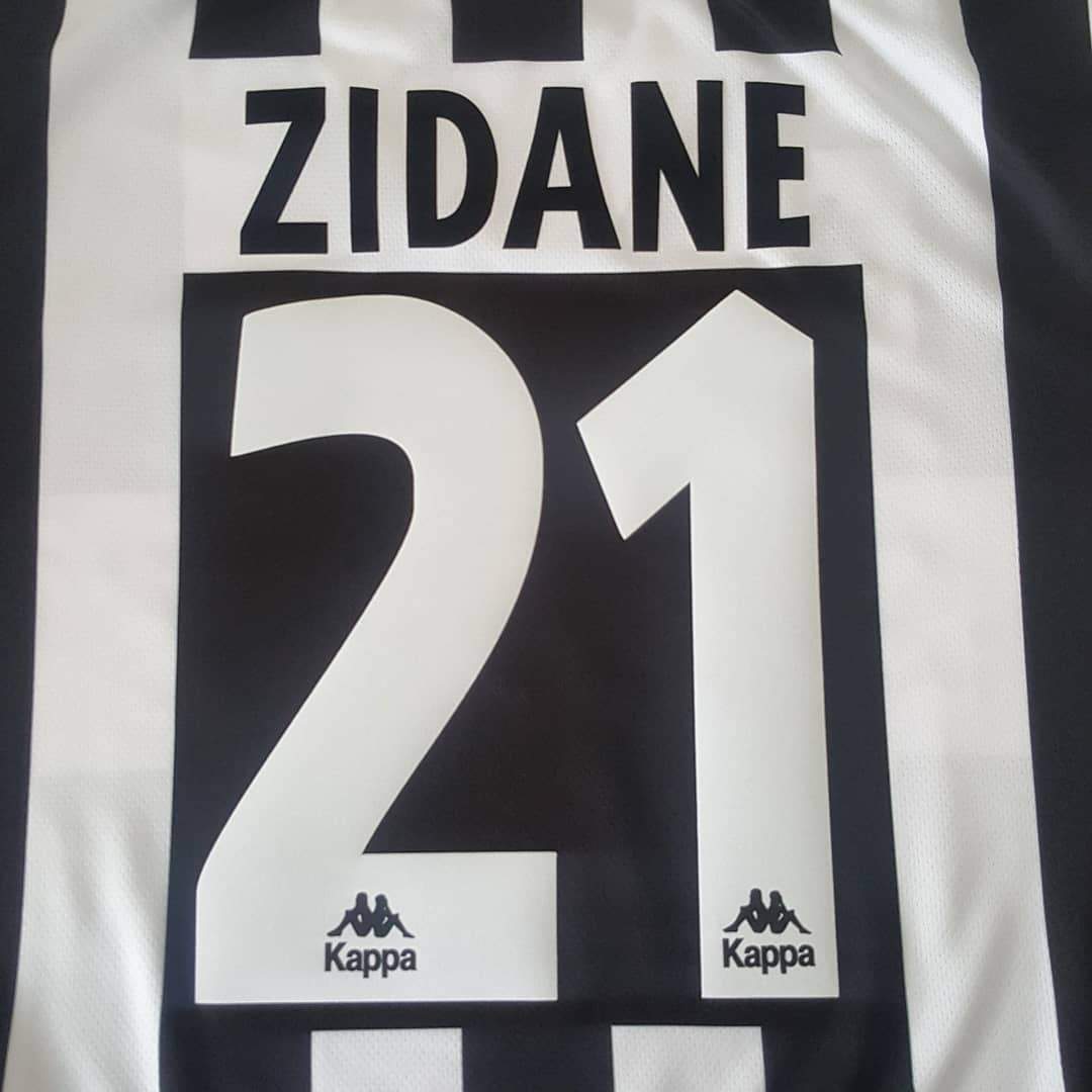 1995/96 Juventus Home Shirt Zidane #21 - ClassicFootballJersey