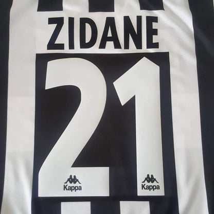 1995/96 Juventus Home Shirt Zidane #21 - ClassicFootballJersey
