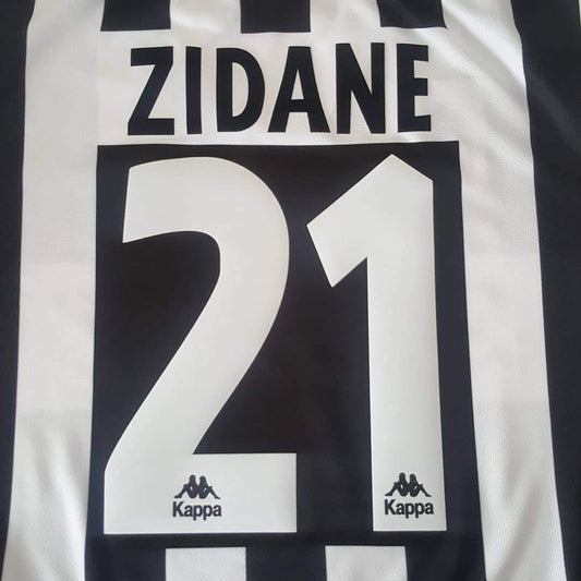 1995/96 Juventus Home Shirt Zidane #21 - ClassicFootballJersey
