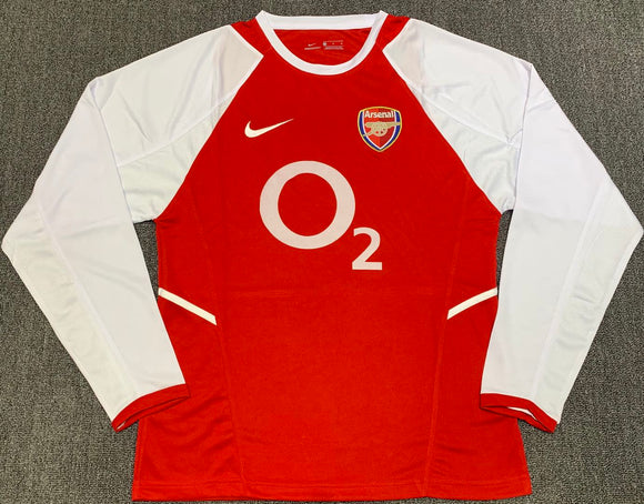 2002-04 Arsenal Home Long Sleeve Shirt