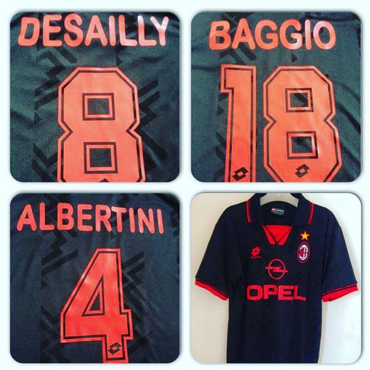 1996/97 AC Milan 3rd Shirt (Baggio, Desailly, Albertini) - ClassicFootballJersey