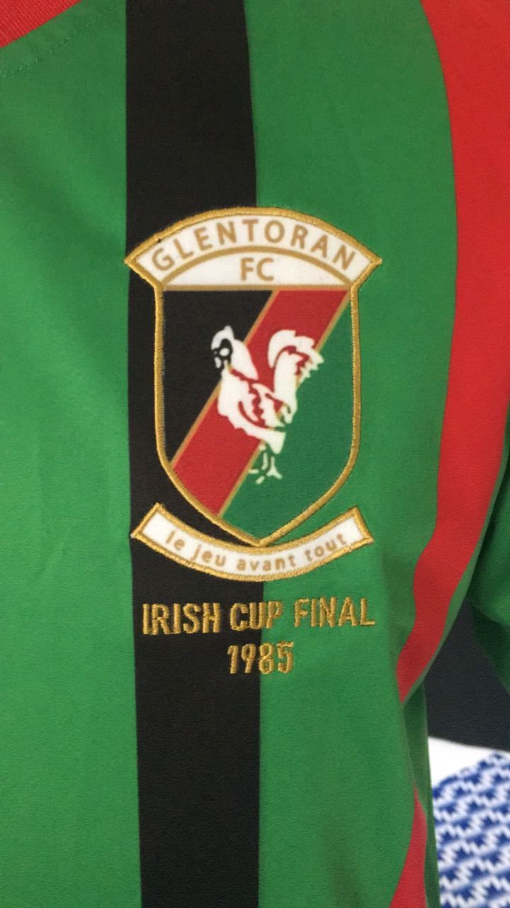 1985 Glentoran Irish Cup Final Home Shirt - ClassicFootballJersey