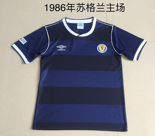 1986 Scotland Home Shirt - ClassicFootballJersey