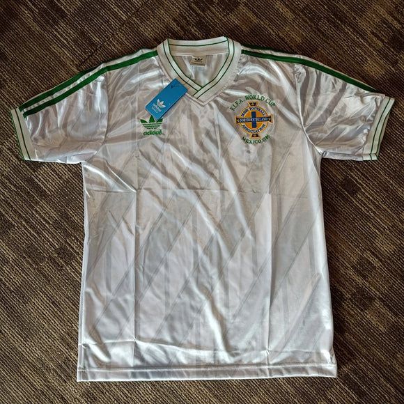 1986 Northern Ireland Away Shirt - ClassicFootballJersey