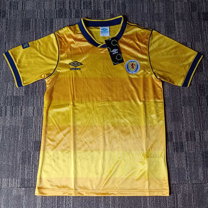 1986 Scotland Away Shirt - ClassicFootballJersey
