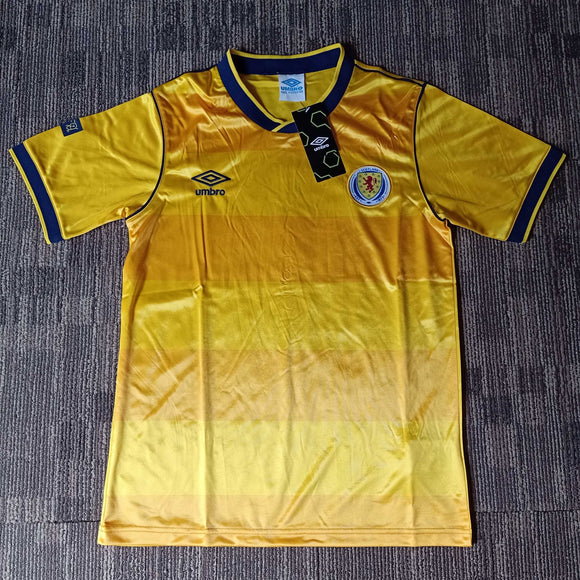 1986 Scotland Away Shirt - ClassicFootballJersey
