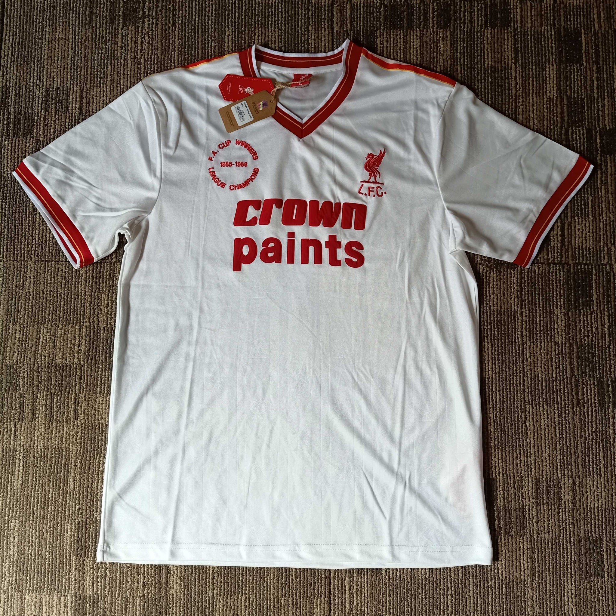 liverpool 1986 away shirt