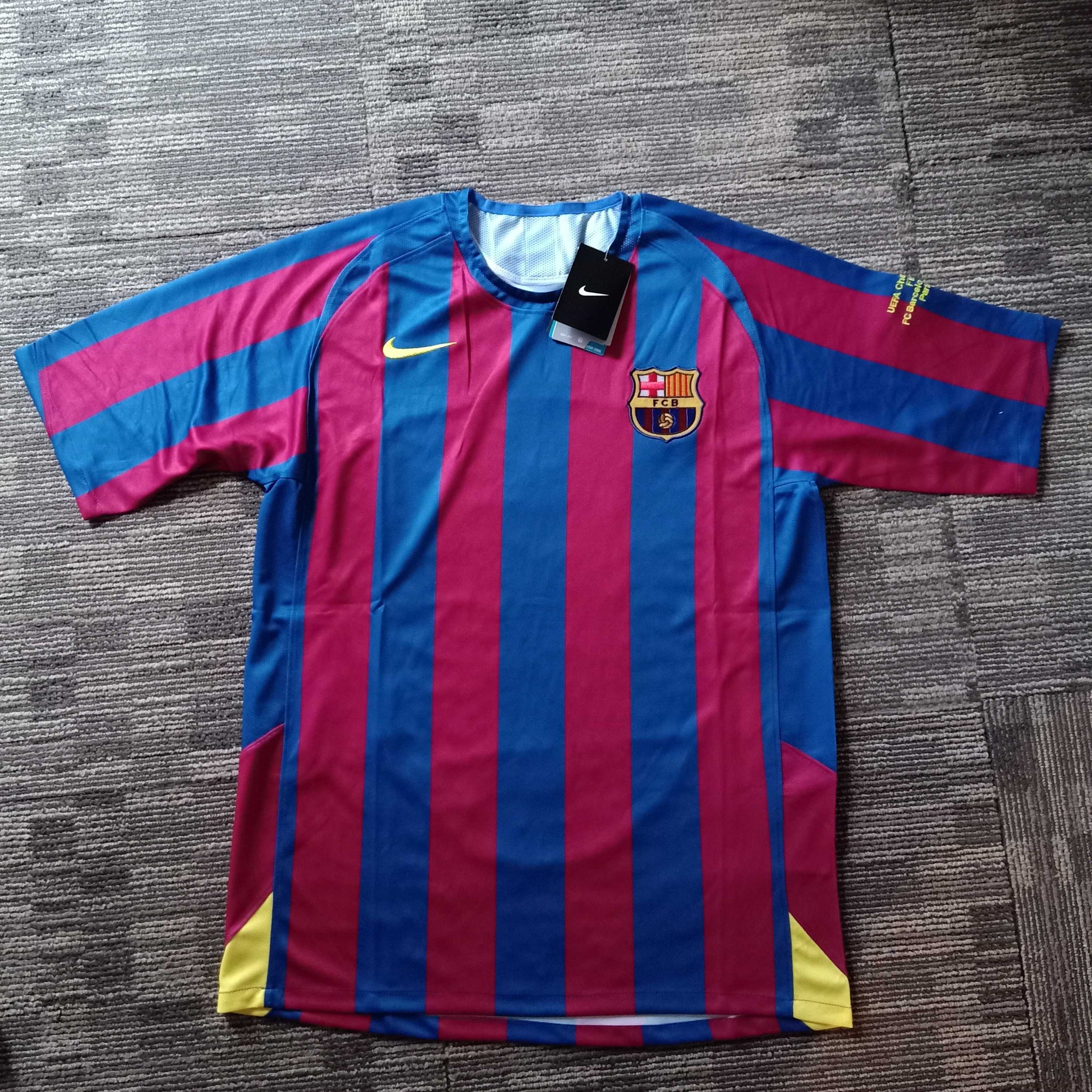 Barcelona Jersey Custom Home Soccer Jersey 2005/06