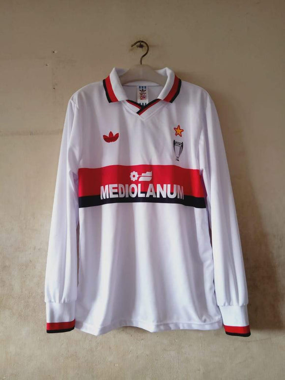1990/91 AC Milan Away Long Sleeve Shirt