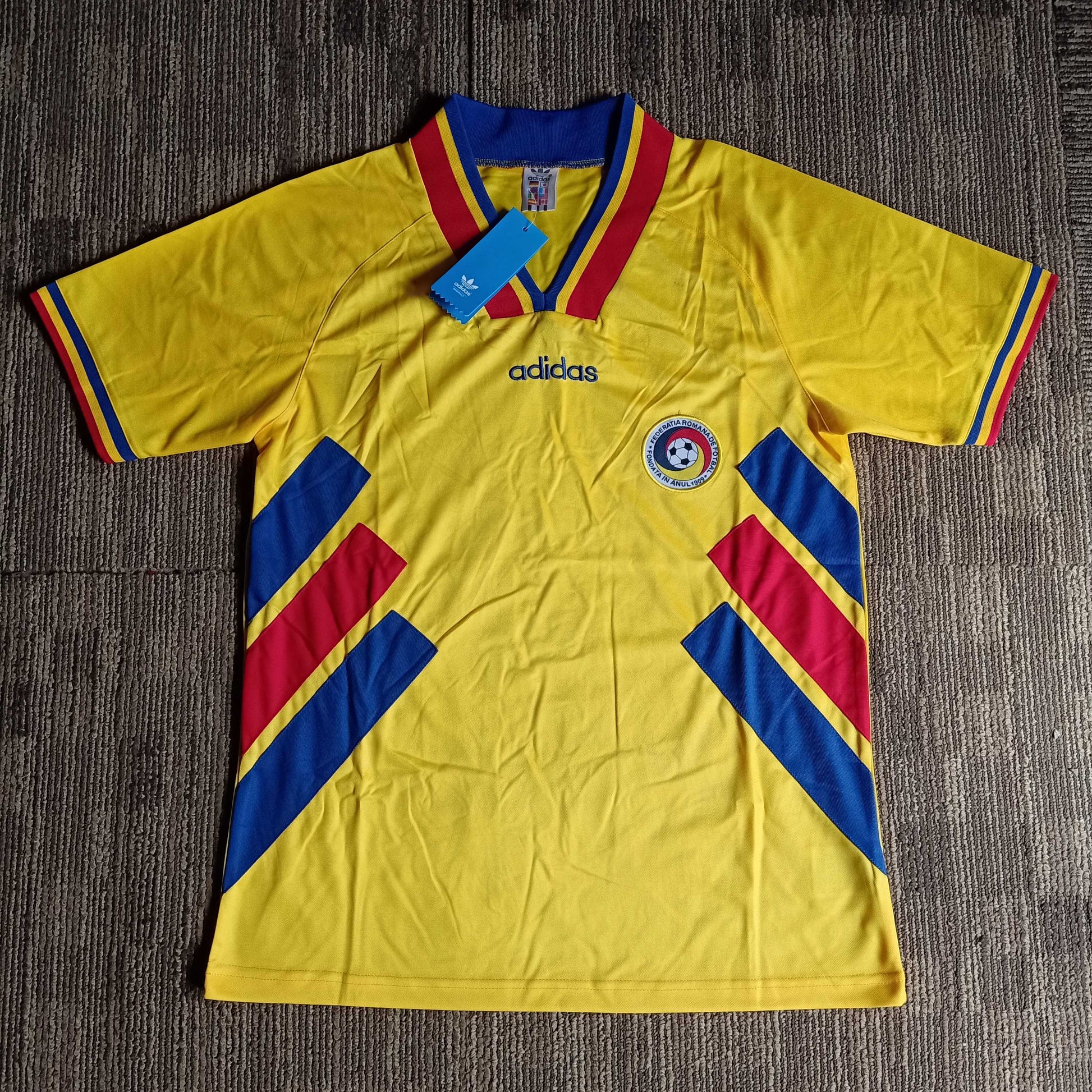 1994 Romania Home Shirt - ClassicFootballJersey