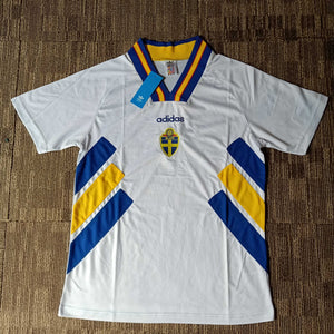 1994 Sweden Away Shirt - ClassicFootballJersey