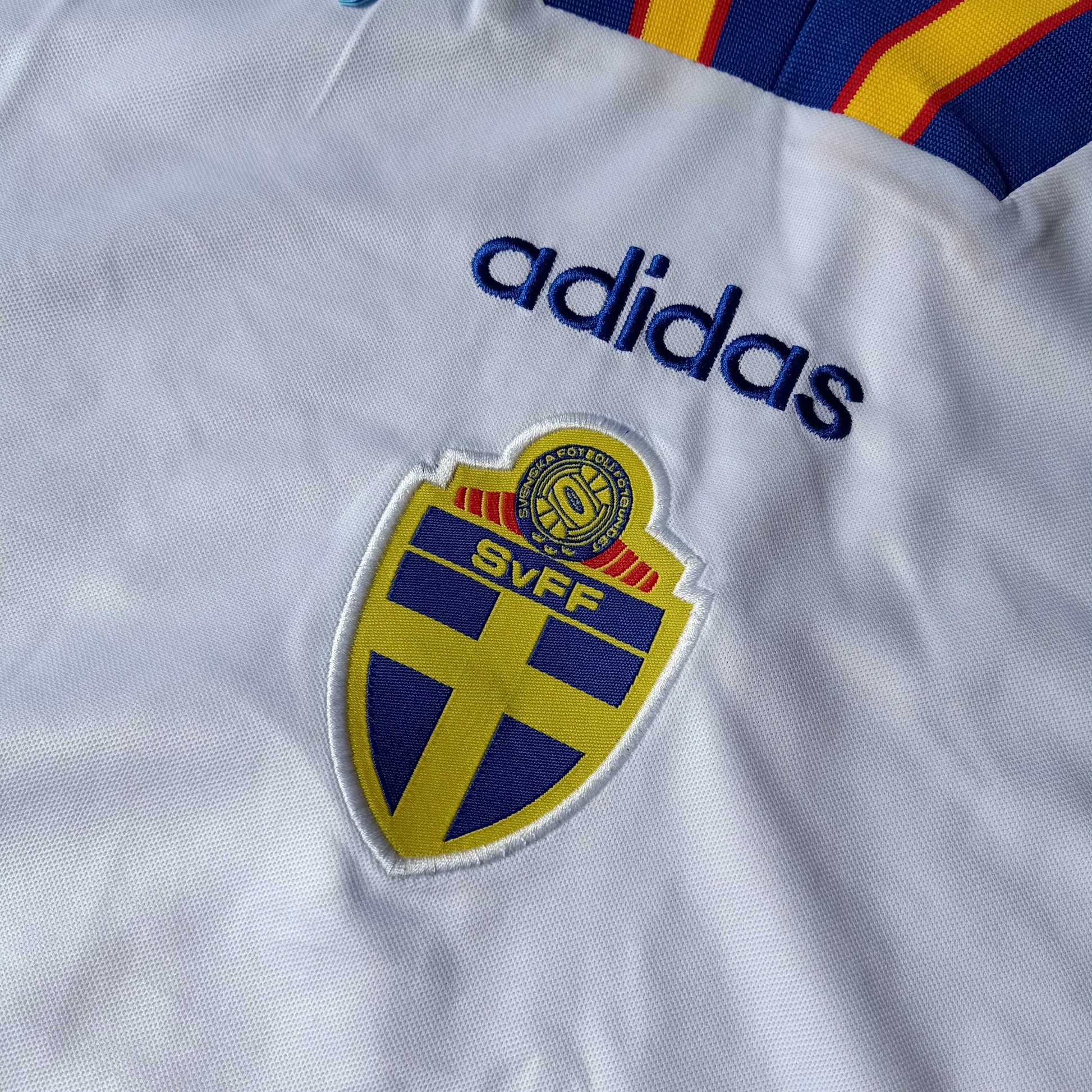 1994 Sweden Away Shirt - ClassicFootballJersey