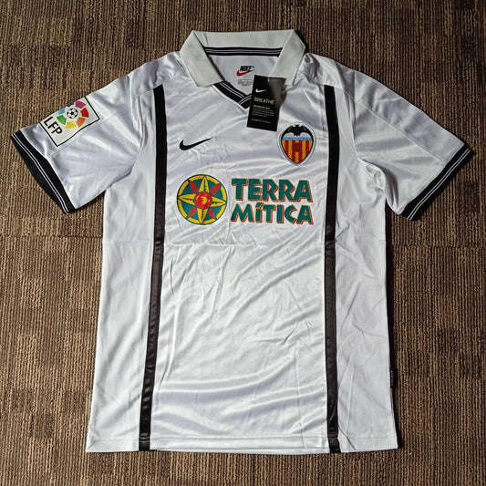 2000/01 Valencia Home Shirt - ClassicFootballJersey