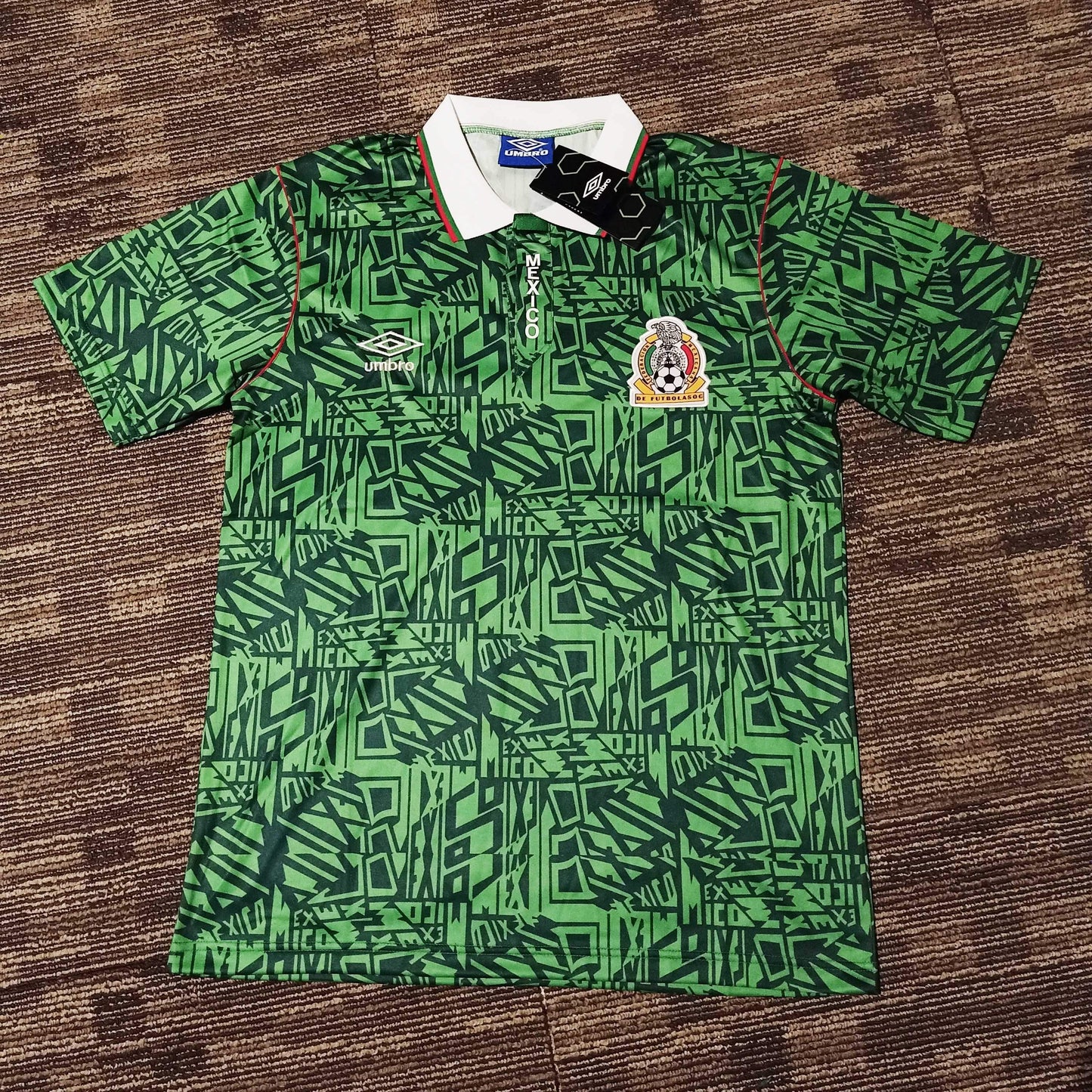 1994 Mexico Home Shirt - ClassicFootballJersey