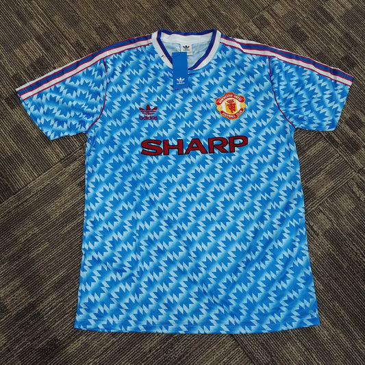 1991/92 Manchester United Away Shirt - ClassicFootballJersey