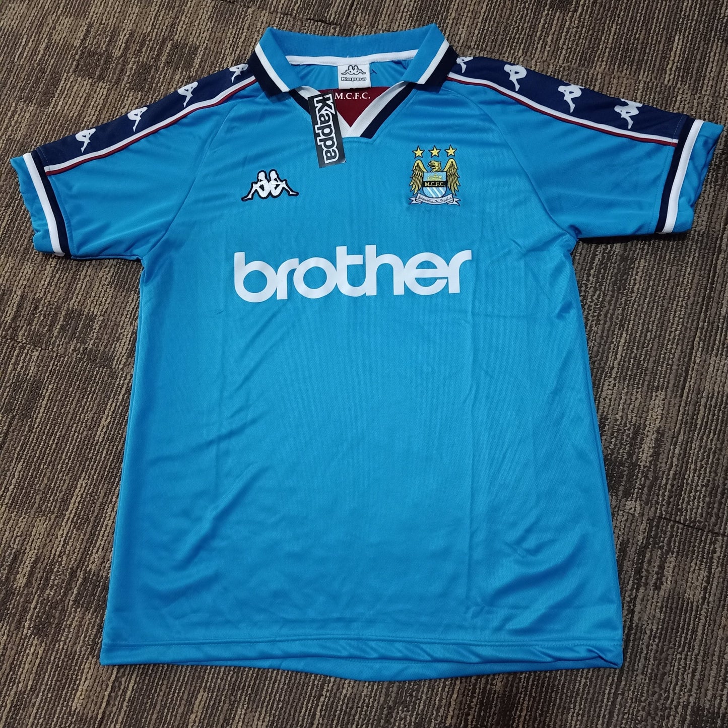 1997-99 Manchester City Home Shirt - ClassicFootballJersey