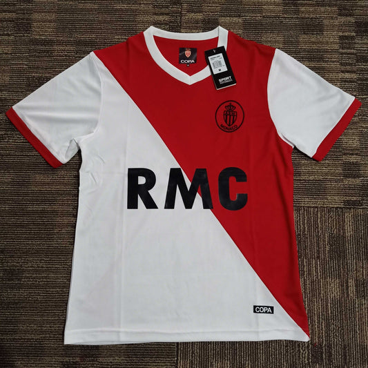 1977/78 AS Monaco Home Shirt - ClassicFootballJersey