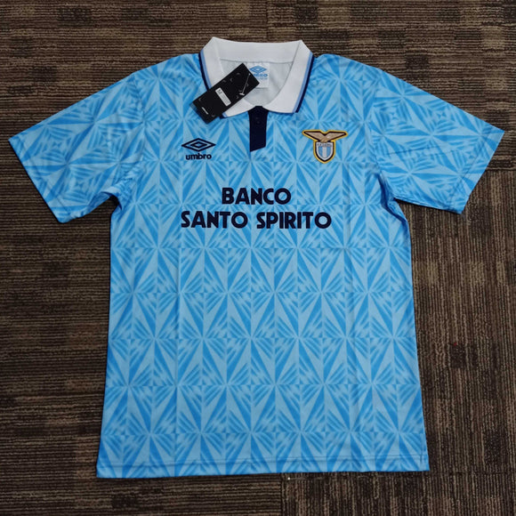 1991/92 S.S Lazio Home Shirt - ClassicFootballJersey
