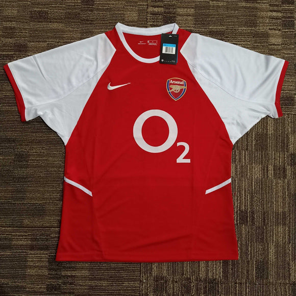 2002-04 Arsenal Home Shirt - ClassicFootballJersey